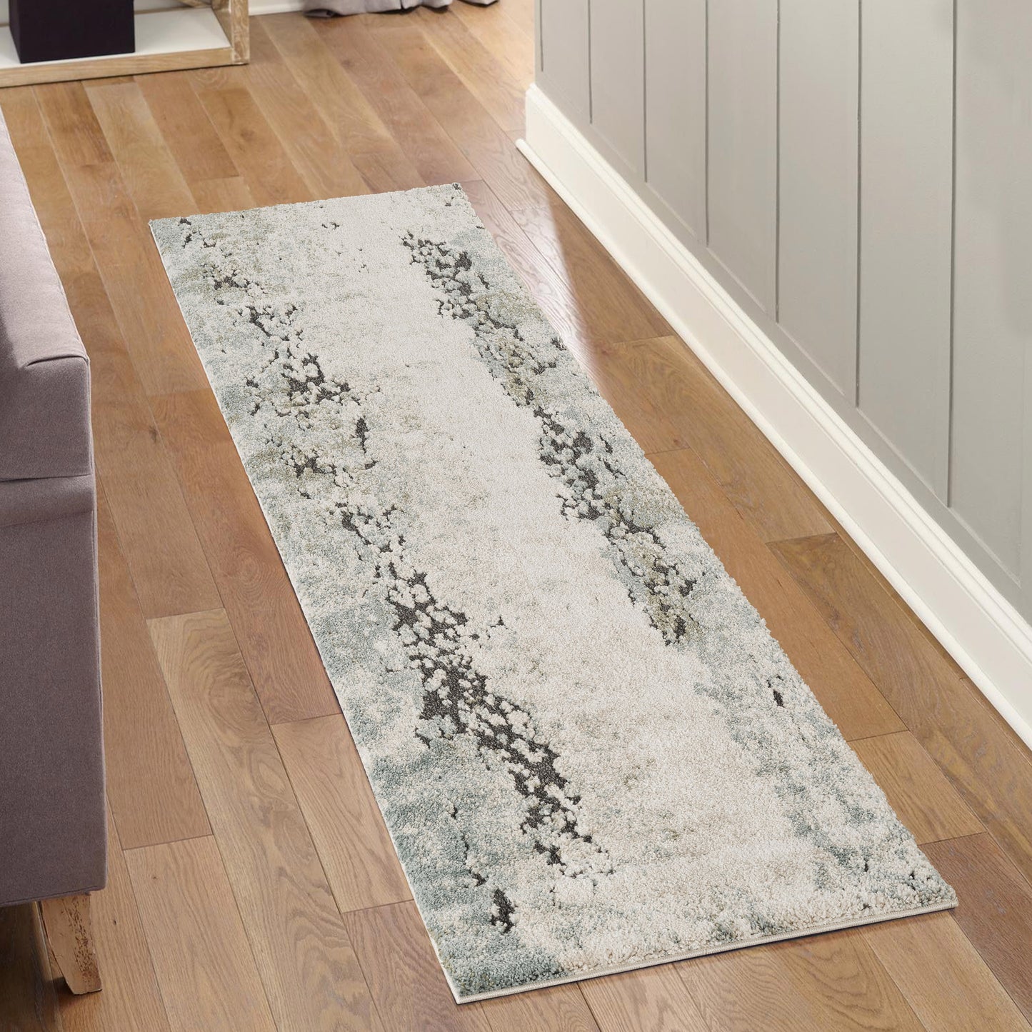 Essence Living Room Area Rug Oragnic Abstract Design Contemporary Hallway Rug - 4 Colours Available