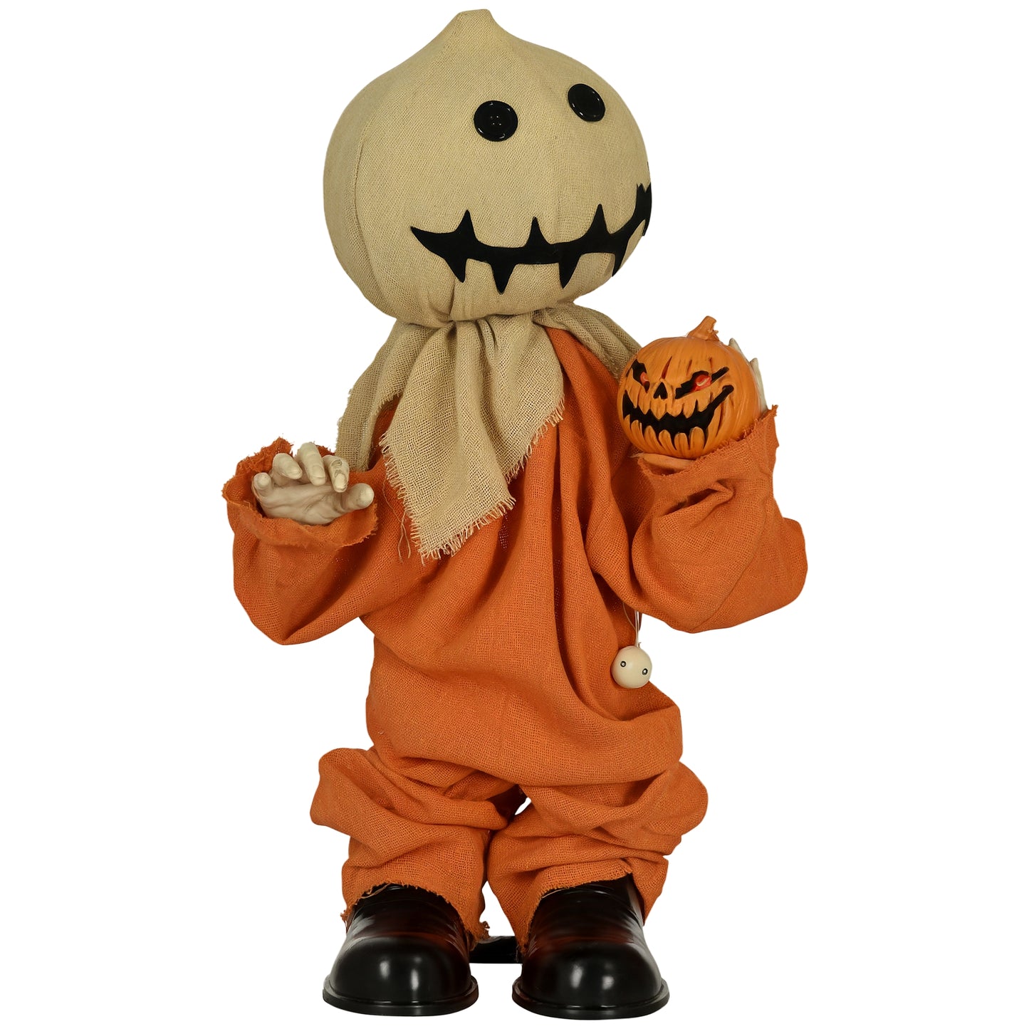 80cm Outdoor Halloween Witch Prop Decoration with Light Up Eyes