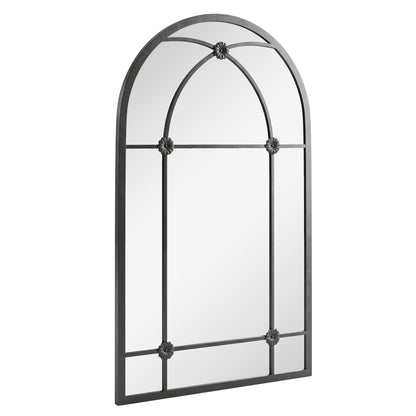 Arched Mirror, Decorative Wall Mirrors, Black