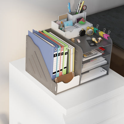 Filing Cabinet with Lock and Hanging Bar for Letter A4 Legal, White