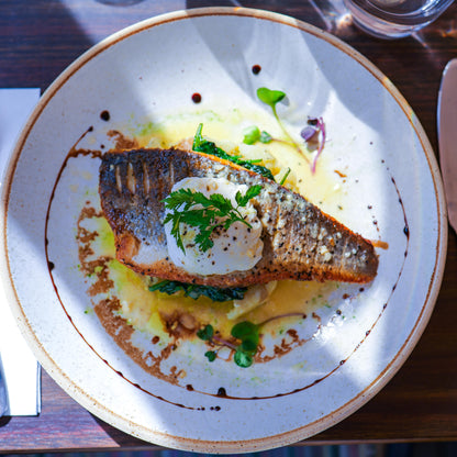 Savour the Best of Local Produce at Roseville Bistro with a 2-Course Dining Experience! Choose From Best Selling Dishes Such as Crispy Chilli & Pepper Calamari, Fresh Jersey Crab, Beef Linguine , Pan Fried Lemon Sole and More For Only £28 Per Person!