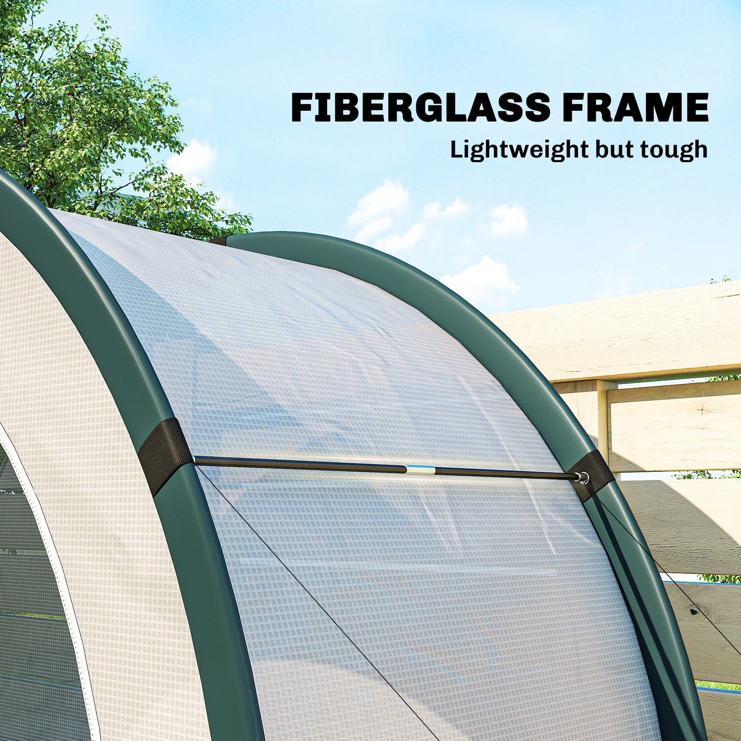 Foldable Small Greenhouse, Mini Greenhouse with PE Base, Green