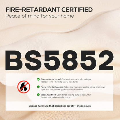 Armchair with Padded Seat and Backrest for Living Room, Black