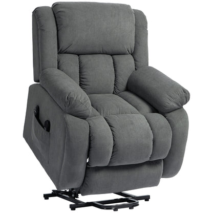 Power Lift Recliner Chair, Reclining Chair with Massage, Grey