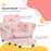 2 Piece Kids Sofa Set with Unicorn Design, for Nursery, Pink