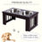 Stainless Steel Raised Dog Feeding Bowls with Stand for Small & Medium Dogs