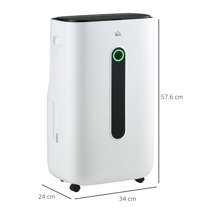 20L/Day Quiet Air Dehumidifier with Purifier, Timer, for Home Laundry