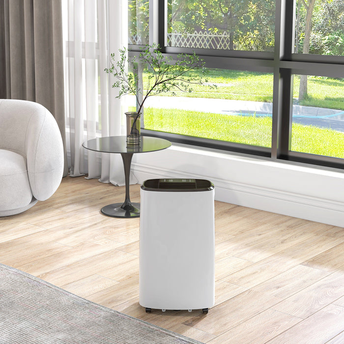 16L/Day Dehumidifier for Home Damp, Mould, Laundry Drying, White