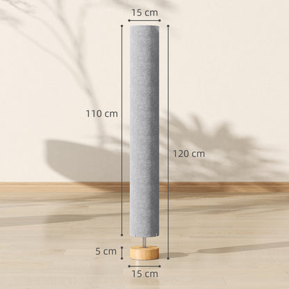 LED Floor Lamp with 3000K/4500K/6500K Colour Temperatures, Grey