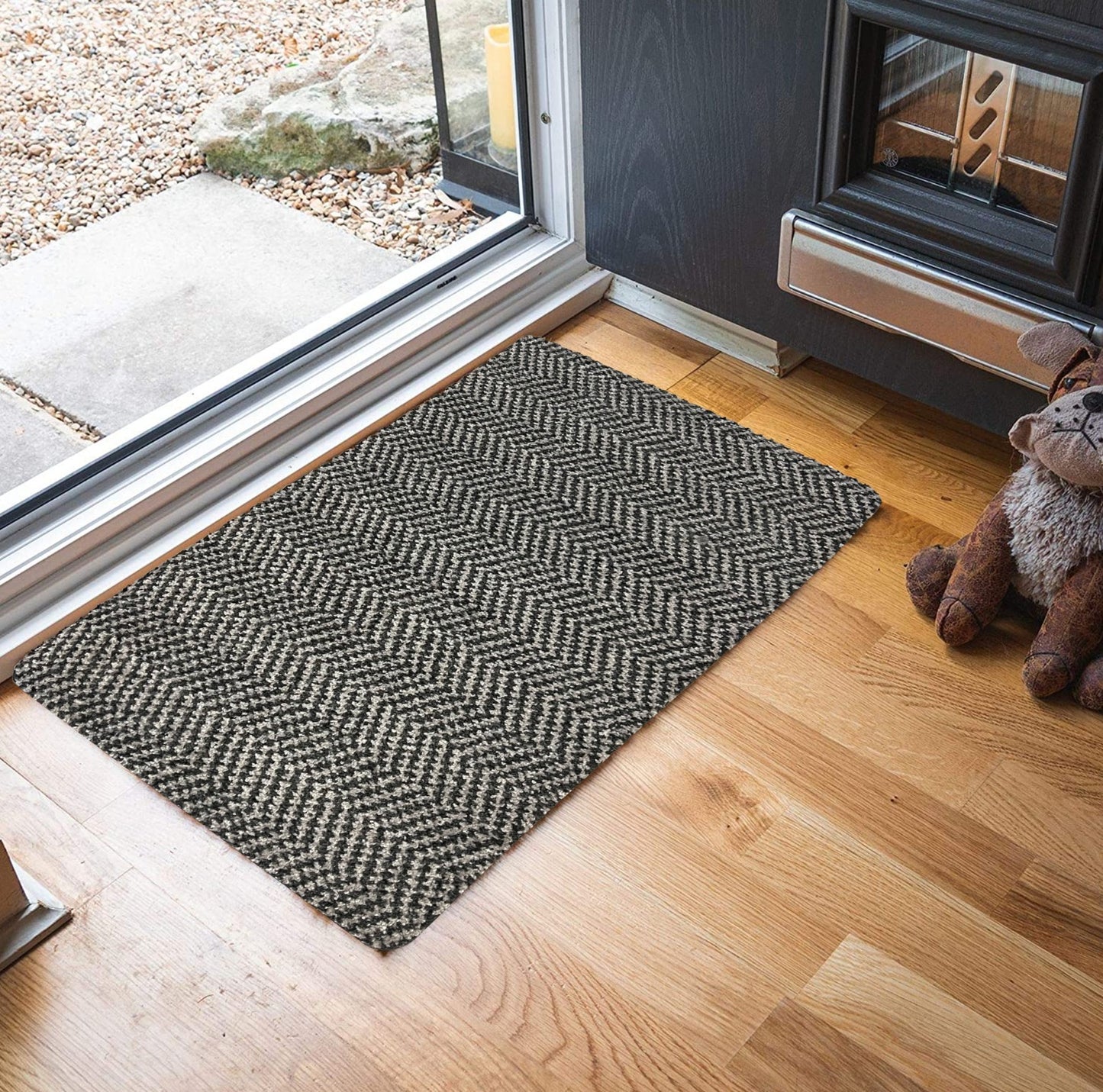 Richmond Non Slip Herringbone Design Dirt Trapper Door Mats - 2 Colours Available