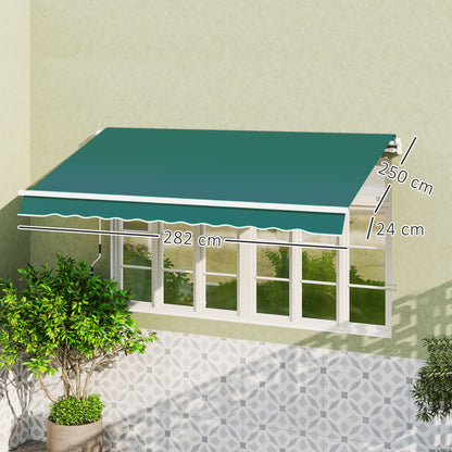 Replacement Canopy for 3 x 2.5 m Awning (Fabric Only), Green