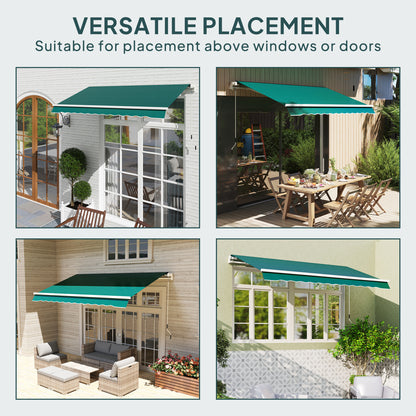 Replacement Canopy for 3 x 2.5 m Awning (Fabric Only), Green