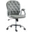 Office Chair PU Diamante Padded Ergonomic 360° Swivel Grey