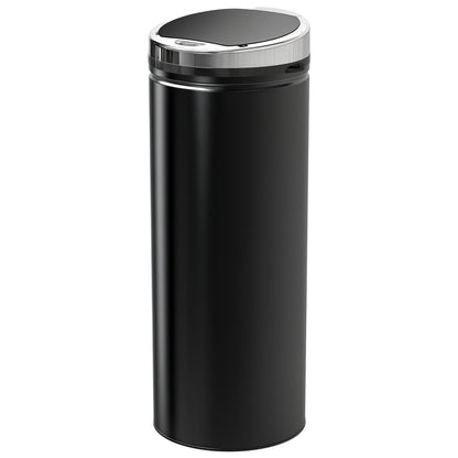 Automatic Hand Sensor Dustbin Kitchen Waste Bin Rubbish Can 50L Black