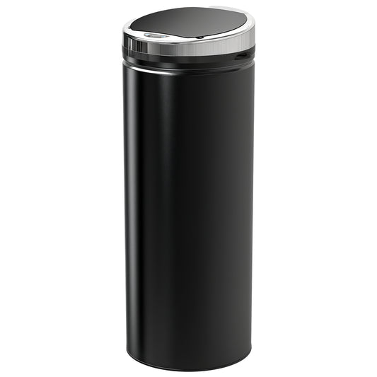 Automatic Hand Sensor Dustbin Kitchen Waste Bin Rubbish Can 50L Black