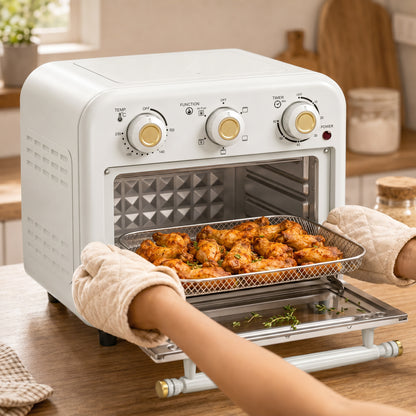 Air Fryer Oven, Convection Oven, 12 L, Cream White