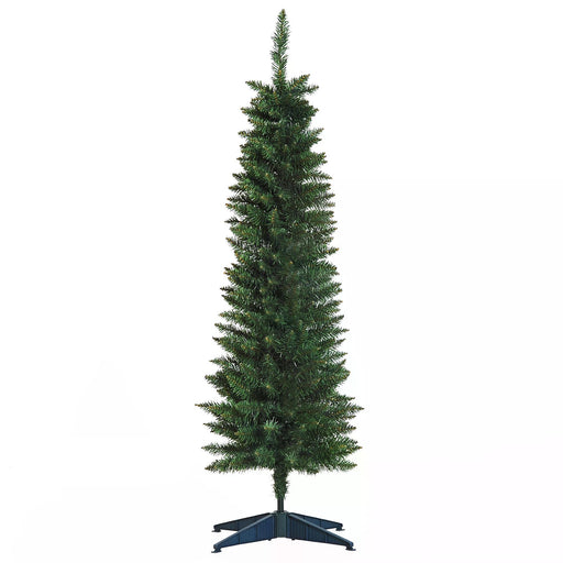 1.5m Artificial Christmas Pine Tree W/Plastic Stand-Green