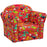 Kids Sofa Chair with Dinosaur Design for Bedroom, Playroom, Red