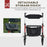 Folding Rollator Walker Frame with Seat and Backrest