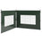 Gazebo Side Panels, Sides Replacement with Window for 3x3(m) or 3x4m Pop Up Gazebo, 2 Pack, Green