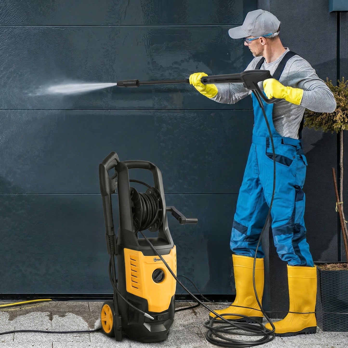 2200W Power Washer 170 Bar Pressure with Adjustable Nozzle