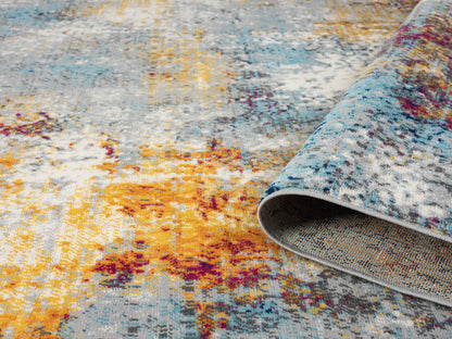 San Marino Modern Living Room Area Rug - Low Pile Abstract Design
