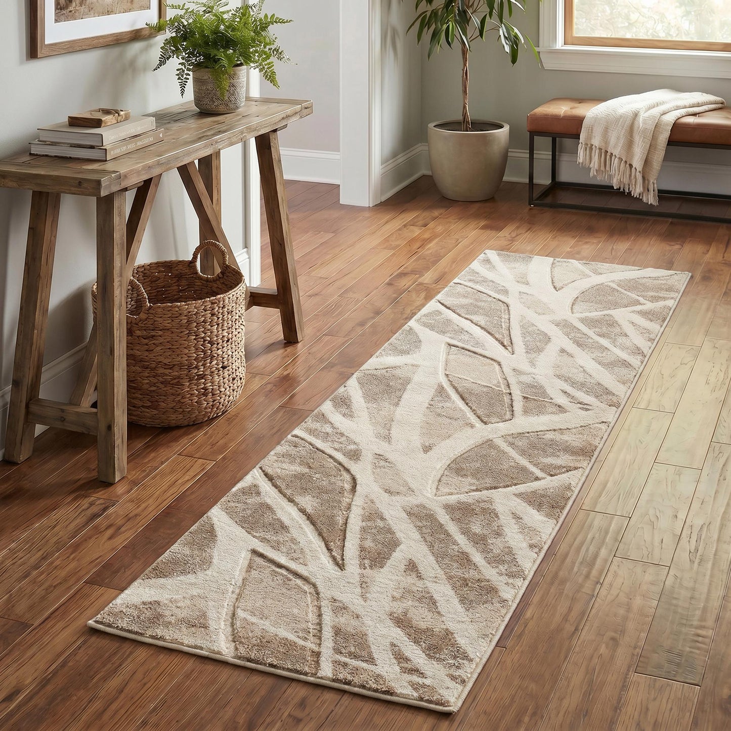 Santiago Modern Abstract Geometric Carved Rugs - Dynamic Design - 2 Colours Available