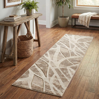 Santiago Modern Abstract Geometric Carved Rugs - Dynamic Design - 2 Colours Available