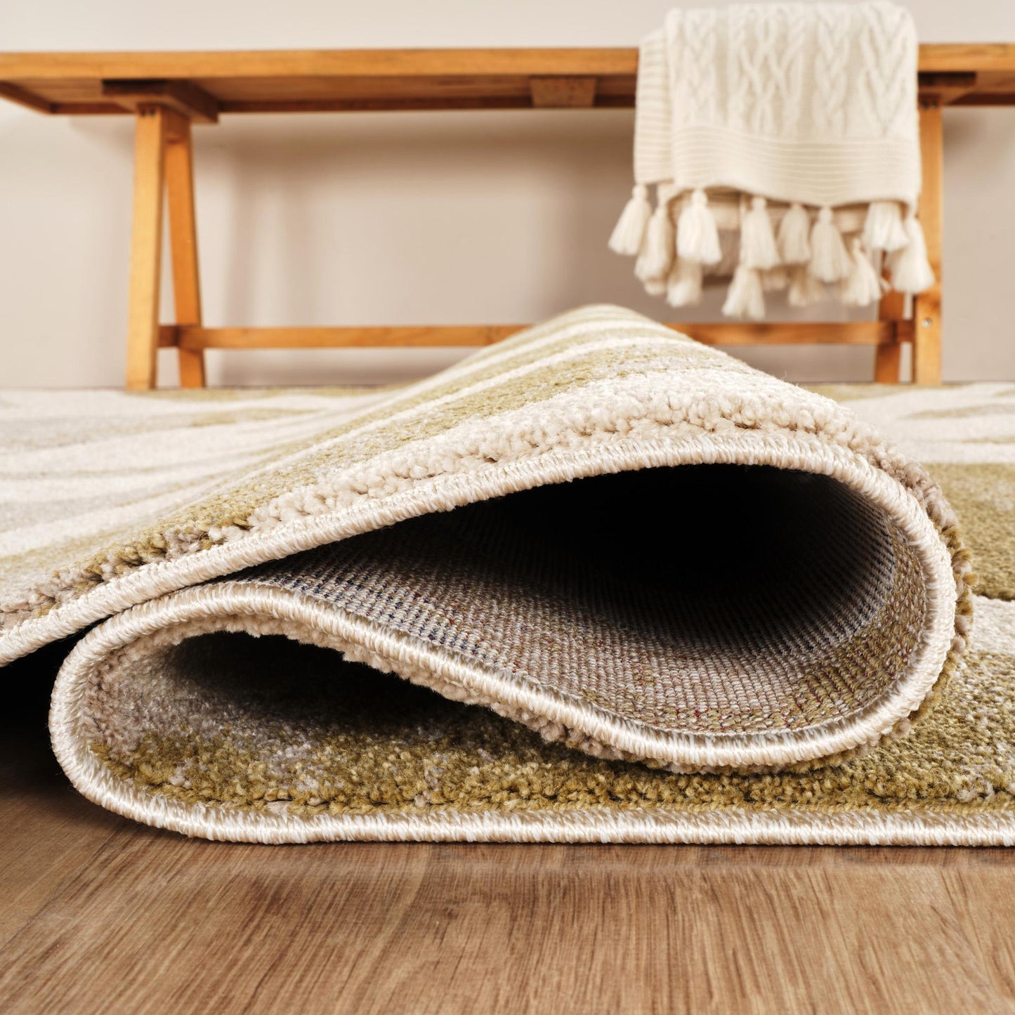 Santiago Modern Abstract Geometric Carved Rugs - Dynamic Design - 2 Colours Available