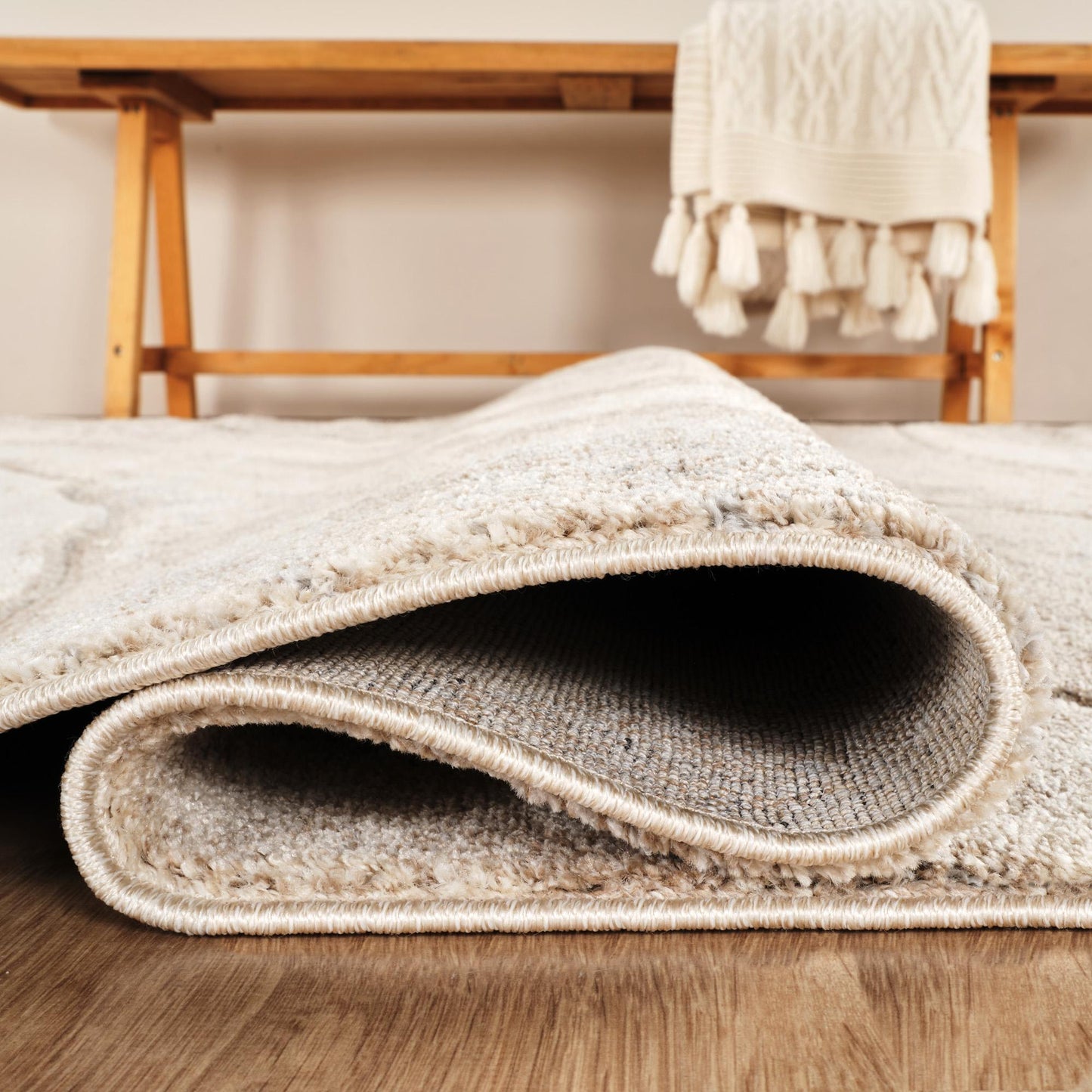 Santiago Modern Abstract Geometric Carved Rugs - Quarry Design - 2 Colours Available