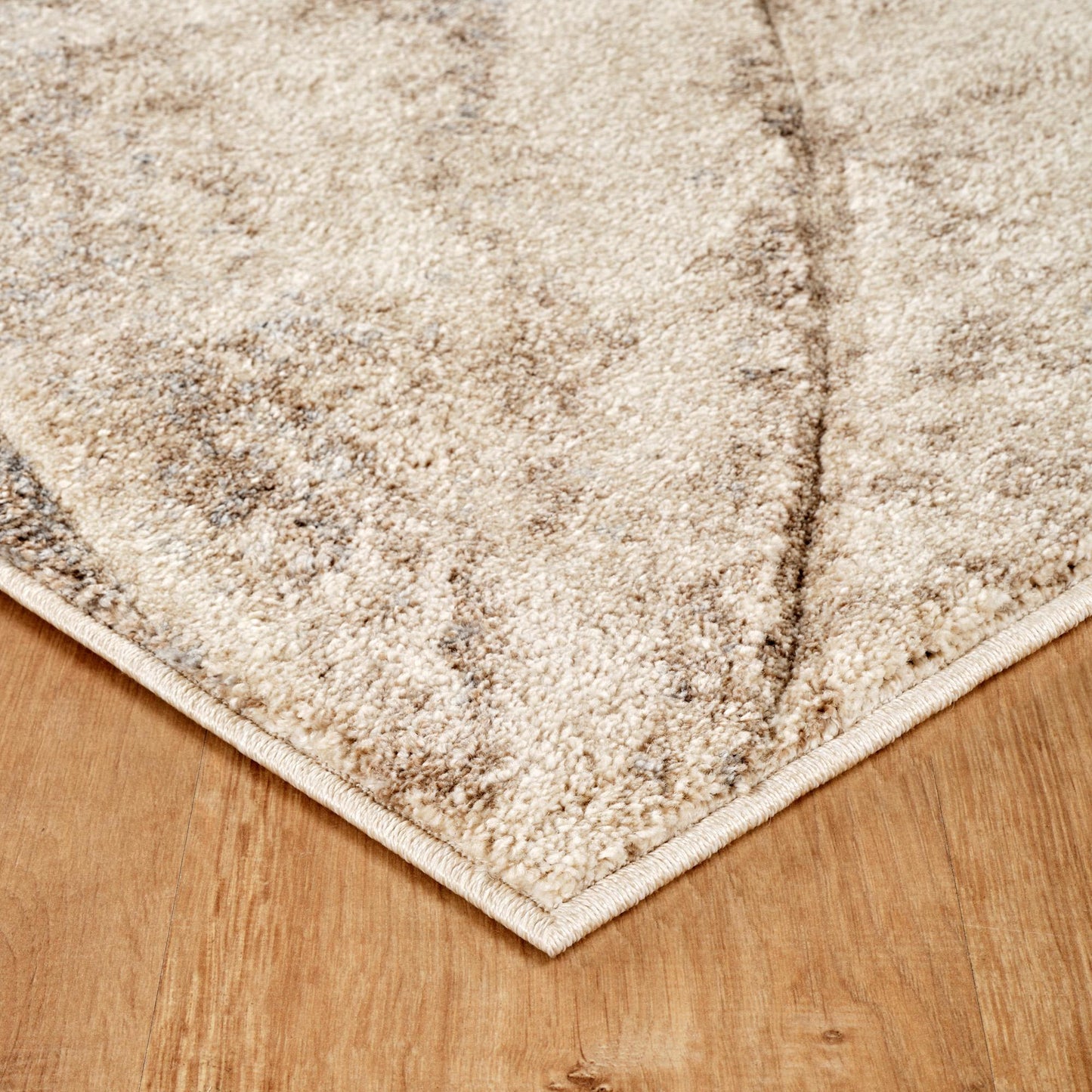 Santiago Modern Abstract Geometric Carved Rugs - Quarry Design - 2 Colours Available