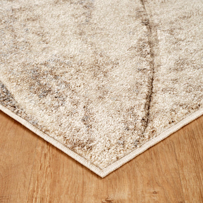 Santiago Modern Abstract Geometric Carved Rugs - Quarry Design - 2 Colours Available