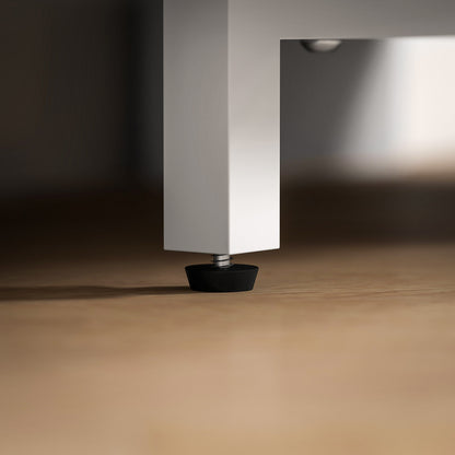 Corner TV Stand, TV Unit with Open Shelves for 47 Inch TV, White