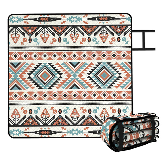 Picnic Blanket, 200x200CM Beach Blanket Outdoor Picnic Mat
