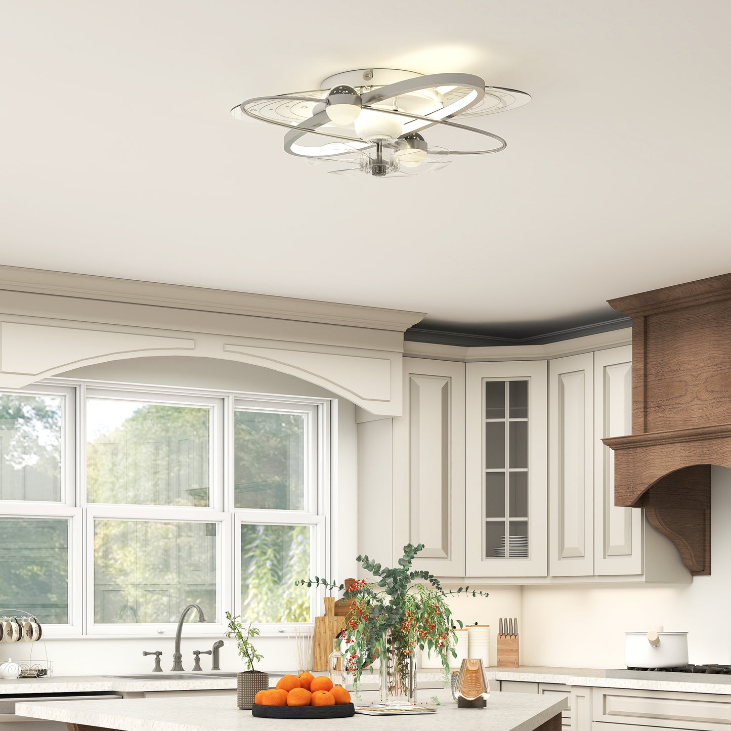 Ceiling Fan with Light and Remote & App Control LED Ceiling Fan Light