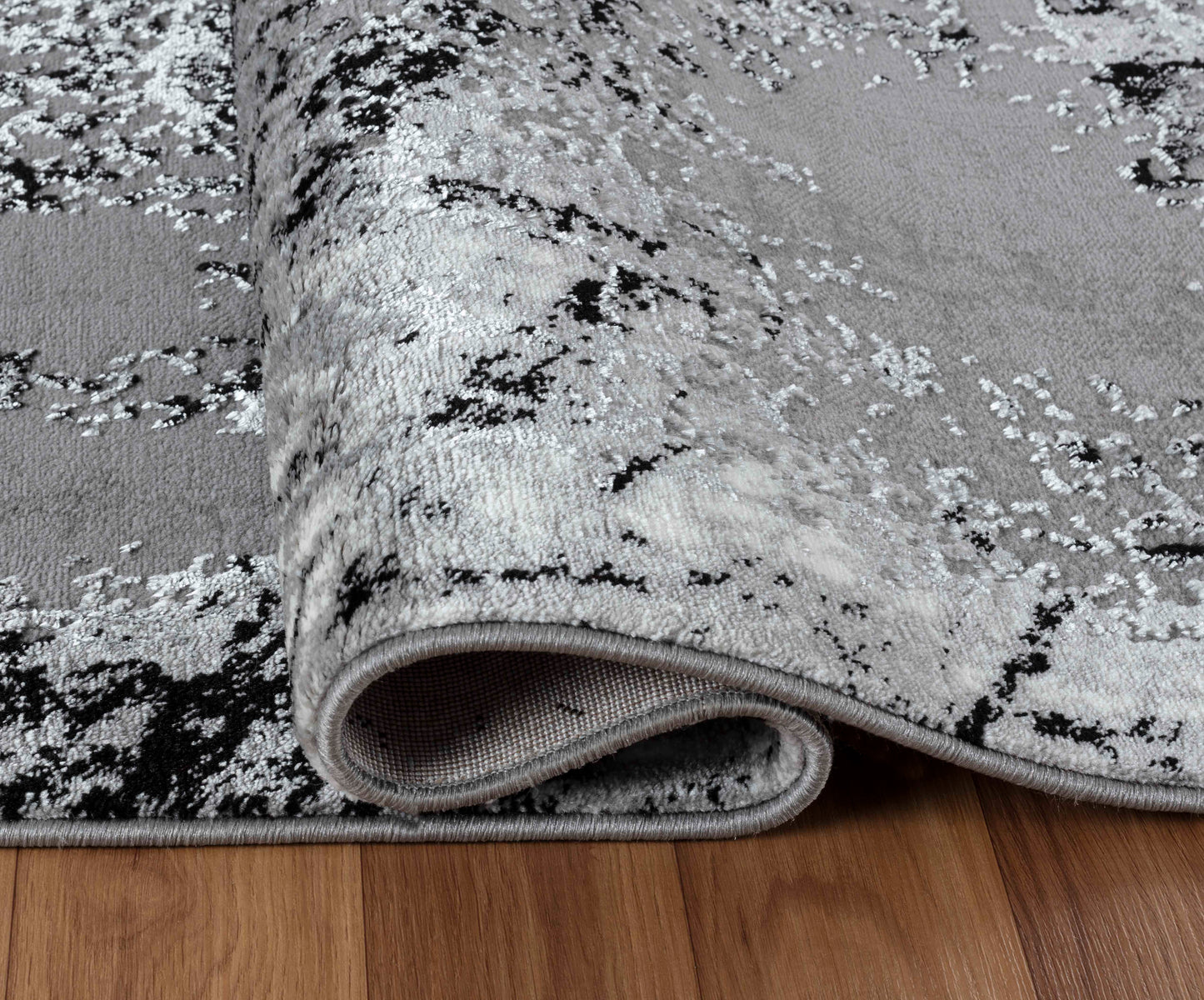 Serenity Modern Abstract Acrylic Area Rug – Contemporary Style for Living Room, Bedroom or Hallway