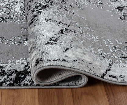 Serenity Modern Abstract Acrylic Area Rug – Contemporary Style for Living Room, Bedroom or Hallway