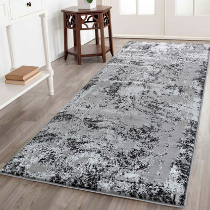 Serenity Modern Abstract Acrylic Area Rug – Contemporary Style for Living Room, Bedroom or Hallway