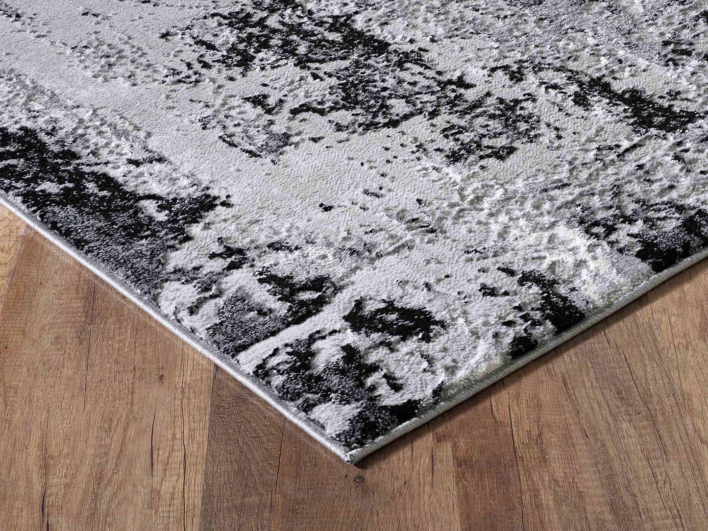 Serenity Modern Abstract Acrylic Area Rug – Contemporary Style for Living Room, Bedroom or Hallway