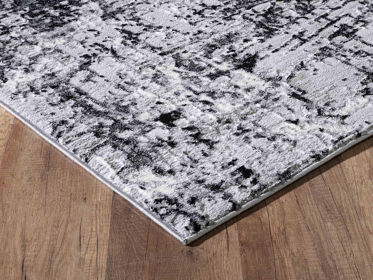 Serenity Modern Abstract Abrasion Area Rug – Contemporary Style for Living Room, Bedroom or Hallway - 3 Colours Available