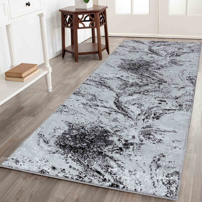 Serenity Modern Abstract Area Rug – Flowing Water-Inspired Design for Living Room, Bedroom, Hallway - 3 Colours Available