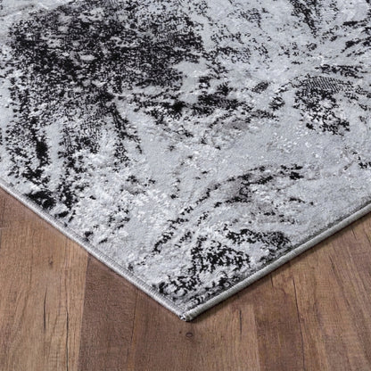 Serenity Modern Abstract Area Rug – Flowing Water-Inspired Design for Living Room, Bedroom, Hallway - 3 Colours Available