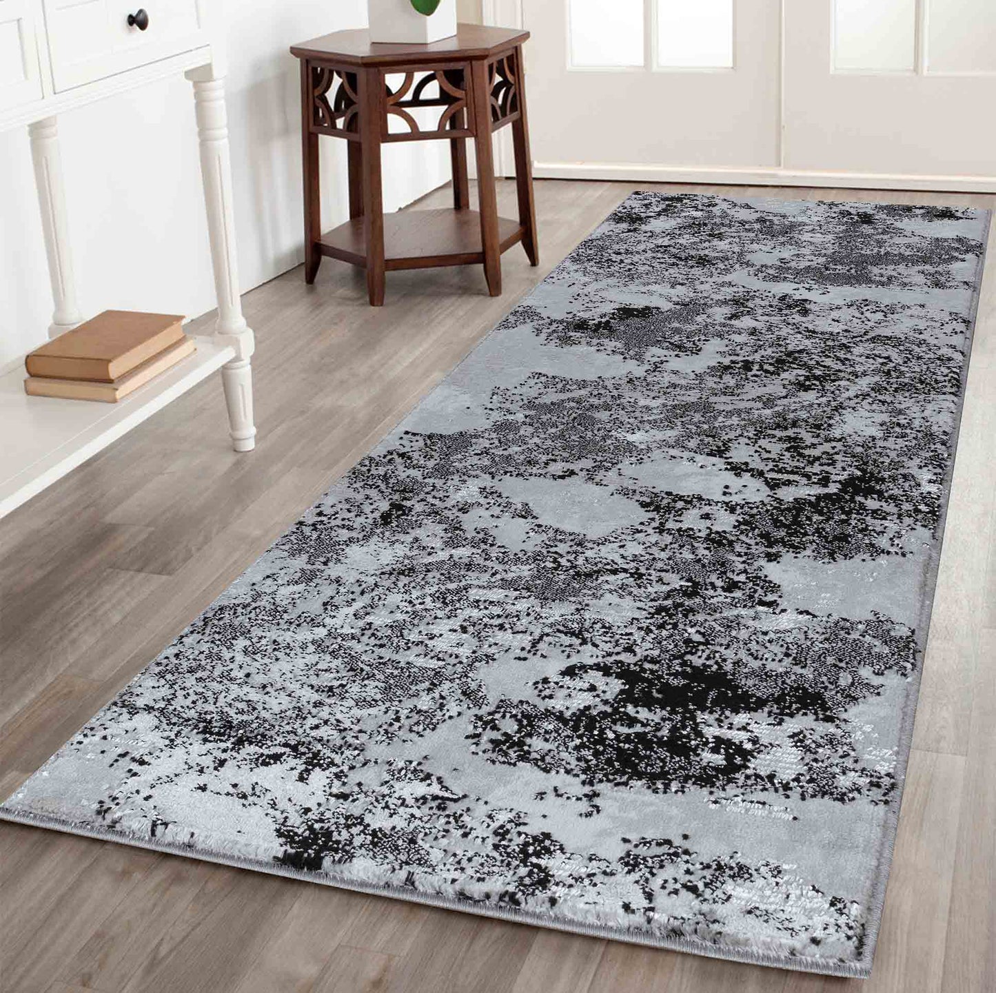 Serenity Modern Abstract Area Rug – Sprayed-Inspired Design for Living Room, Bedroom, or Hallway - 3 Colours Available