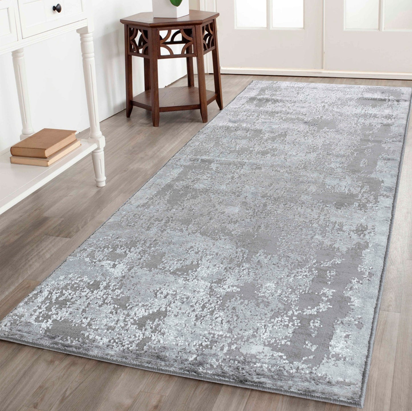 Serenity Modern Abstract Acrylic Area Rug – Contemporary Style for Living Room, Bedroom or Hallway