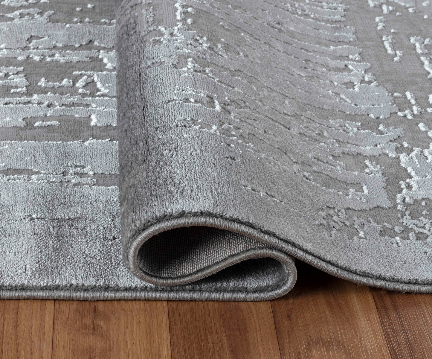 Serenity Modern Abstract Abrasion Area Rug – Contemporary Style for Living Room, Bedroom or Hallway - 3 Colours Available