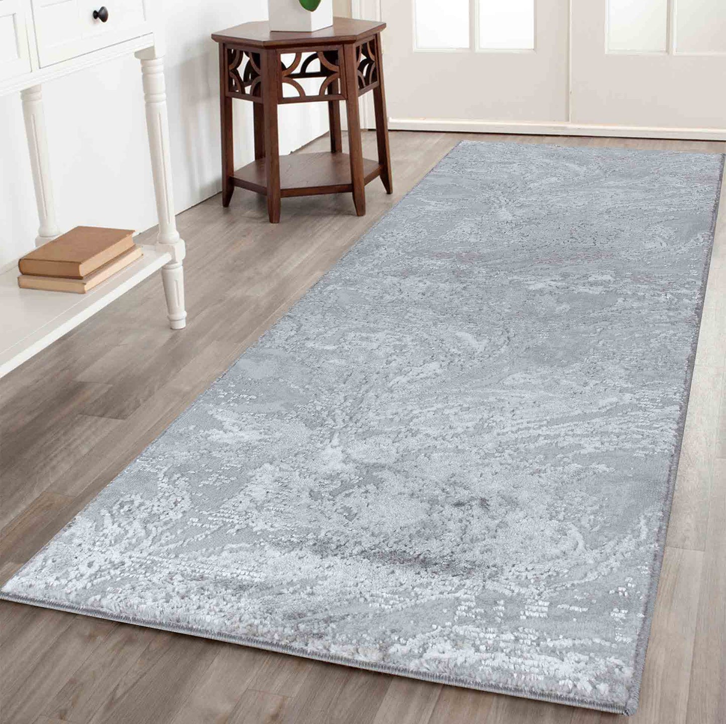 Serenity Modern Abstract Area Rug – Flowing Water-Inspired Design for Living Room, Bedroom, Hallway - 3 Colours Available