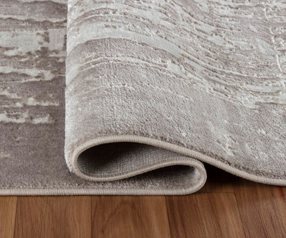 Serenity Modern Abstract Abrasion Area Rug – Contemporary Style for Living Room, Bedroom or Hallway - 3 Colours Available