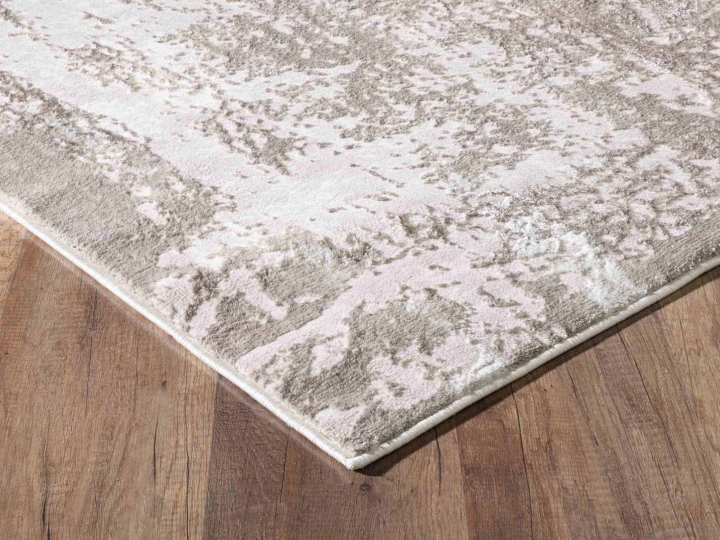 Serenity Modern Abstract Abrasion Area Rug – Contemporary Style for Living Room, Bedroom or Hallway - 3 Colours Available
