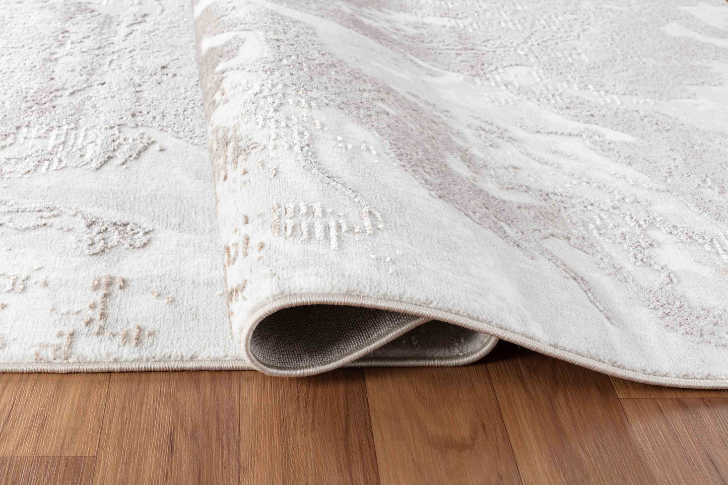 Serenity Modern Abstract Area Rug – Flowing Water-Inspired Design for Living Room, Bedroom, Hallway - 3 Colours Available