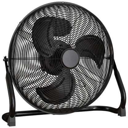 20" 100W Desk Fan Home Office Moving Oscillation with 3-Speed Wind